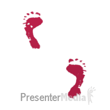 animated footsteps