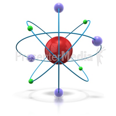 Atom on An Atom   Science And Technology   Great Clipart For Presentations