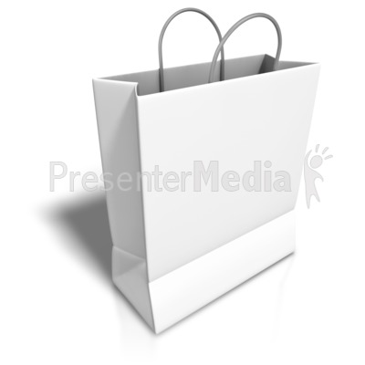 Shopping  Clip  on Empty White Shopping Bag   Home And Lifestyle   Great Clipart For