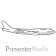 plane outline drawing