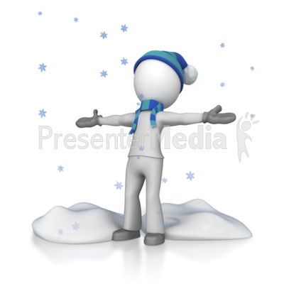Snowflakes Falling Clipart