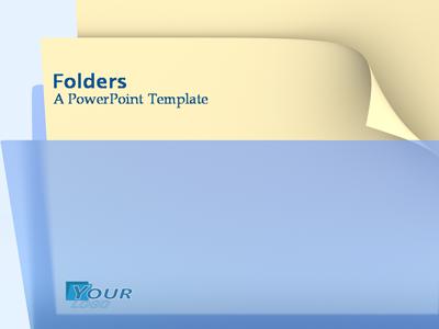 Folders - A PowerPoint Template from PresenterMedia.com