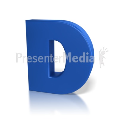Single Letter D - Signs and Symbols - Great Clipart for Presentations ...