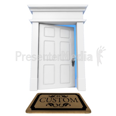 Custom Welcome Mat Great Powerpoint Clipart For Presentations