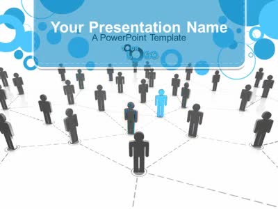 Networking Connection - A PowerPoint Template from PresenterMedia.com