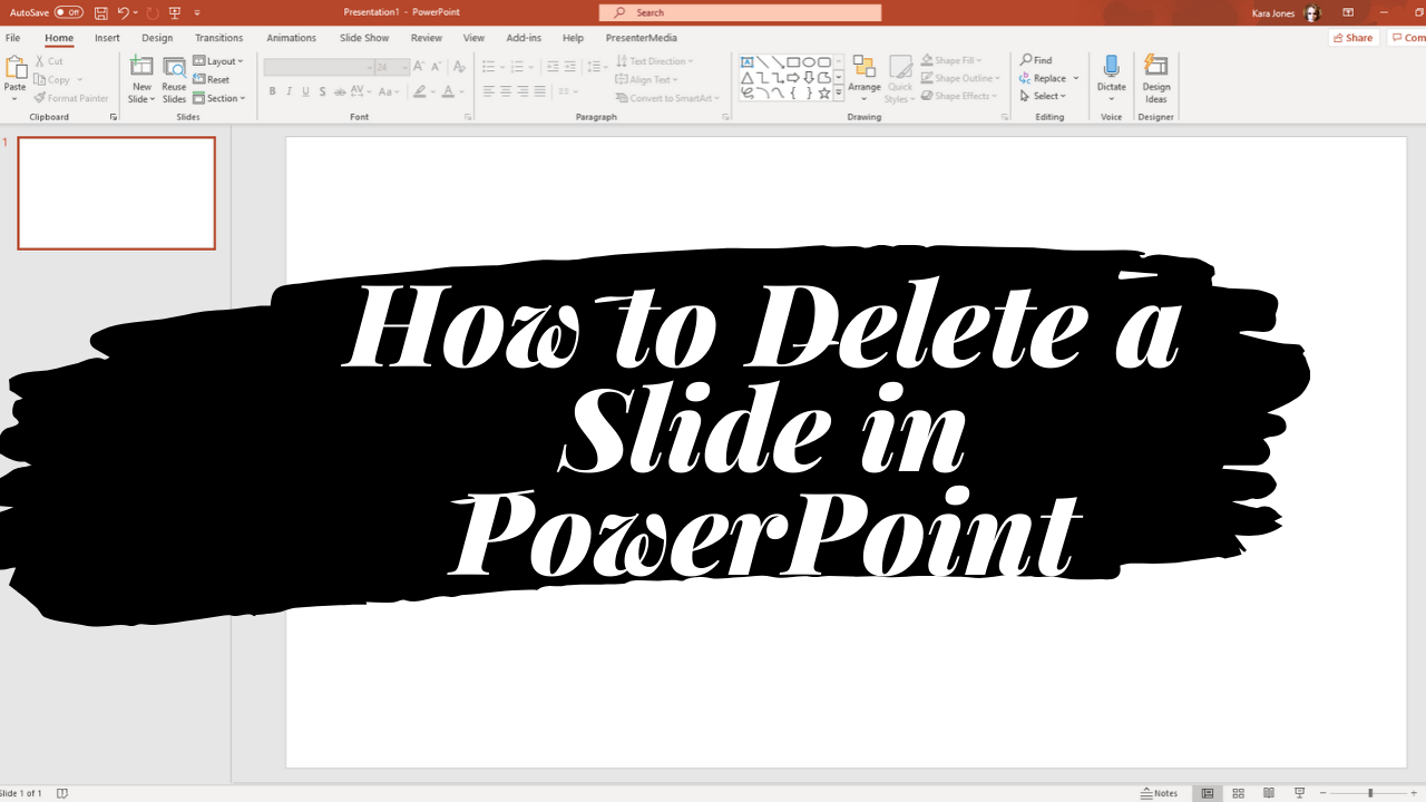 How To Delete A Slide In Microsoft PowerPoint