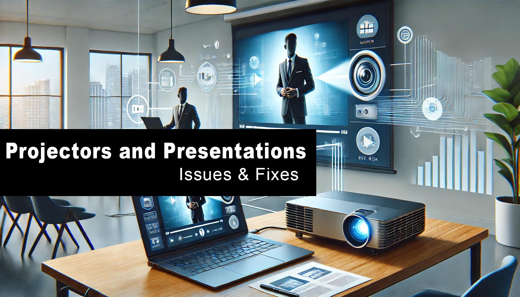 A feature image preview for the blog Animated Presentations and Projectors.